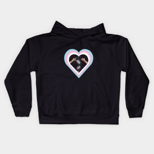 Knitting Together DNA - Trans Pride Kids Hoodie